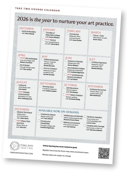 2026 Take Two course calendar