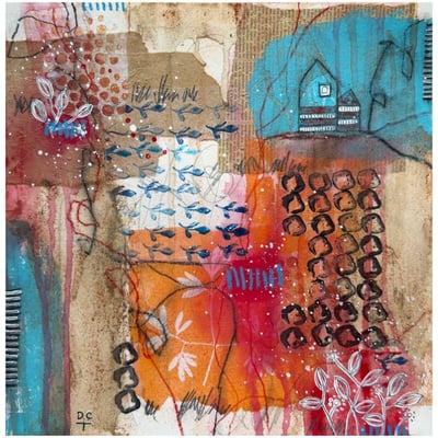 Denise Crolle-Terzaghi's collage artwork