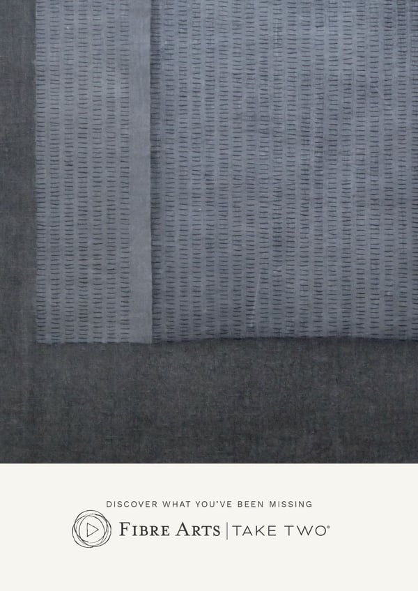 Fibre Arts Take Two course & tutor guide - Cover