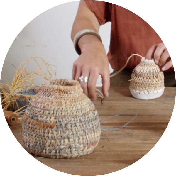 Goodall Module six: Coiling with plants and clay