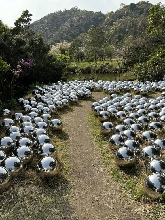 Artwork by Yayoi Kusama