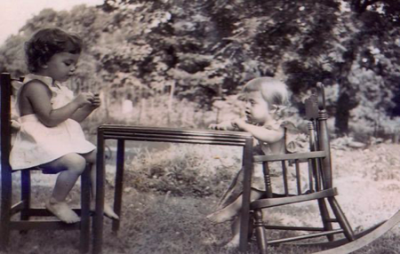 Figure 4 Judith and Joyce, Age 2 ½; © Scott Family