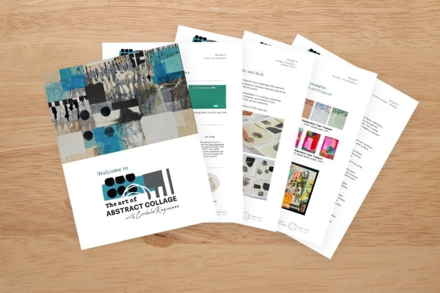 Kagemann Abstract Composition  resource guides mockup