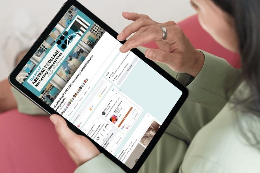 Kagemann Abstract Composition ipad community mockup Kagemann Abstract Composition ipad community mockup