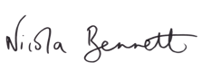 Nicola Bennett Edible Abstraction Signature