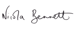 Nicola Bennett Edible Abstraction Signature
