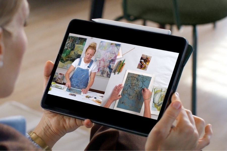 Ipad mockup of nicola bennett course Ipad mockup of nicola bennett course