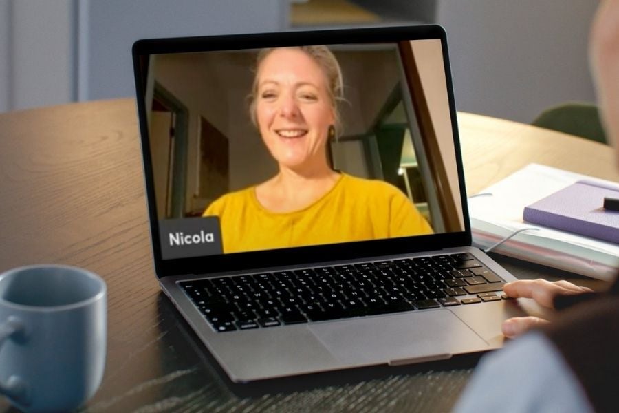 laptop mockup of nicola bennett live laptop mockup of nicola bennett live